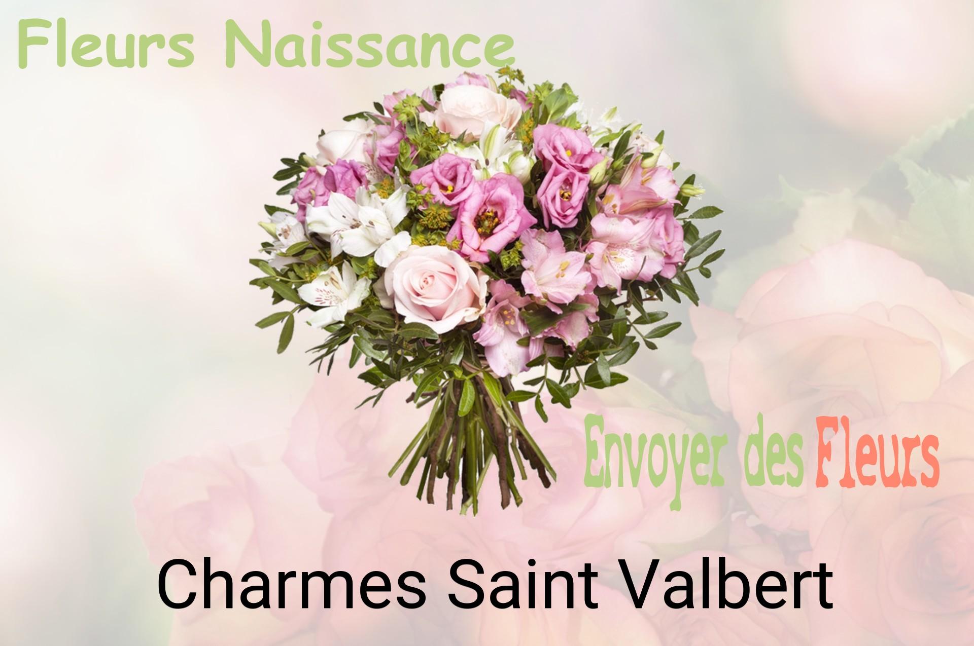 Bouquet de fleurs de naissance livré à Charmes-Saint-Valbert